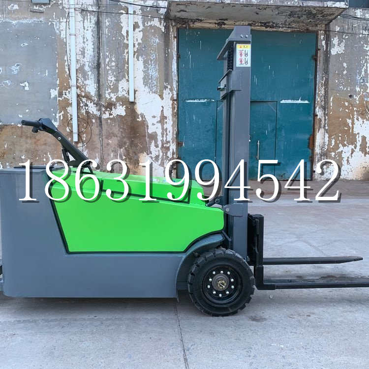 通海县小型电动叉车1吨2吨步行站驾式电瓶堆高充电装卸车液压升降车铲车